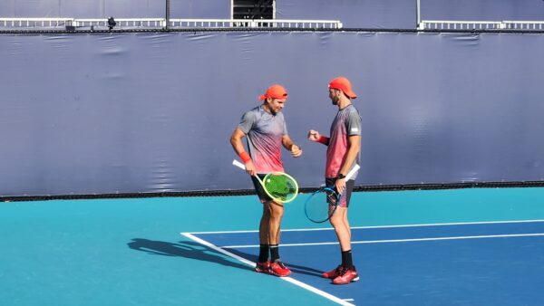 Bolelli and Vavassori Italian doubles partners