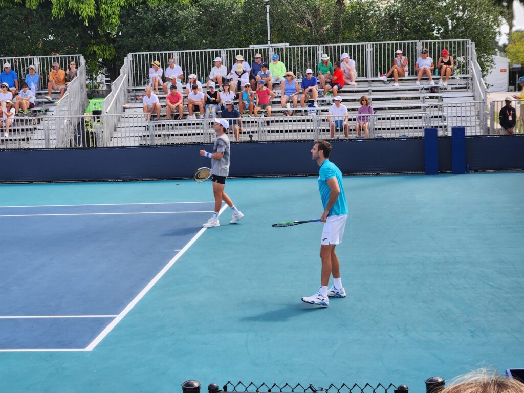 Marcel Granollers and Horacio Zeballos at the 2024 Miami Open