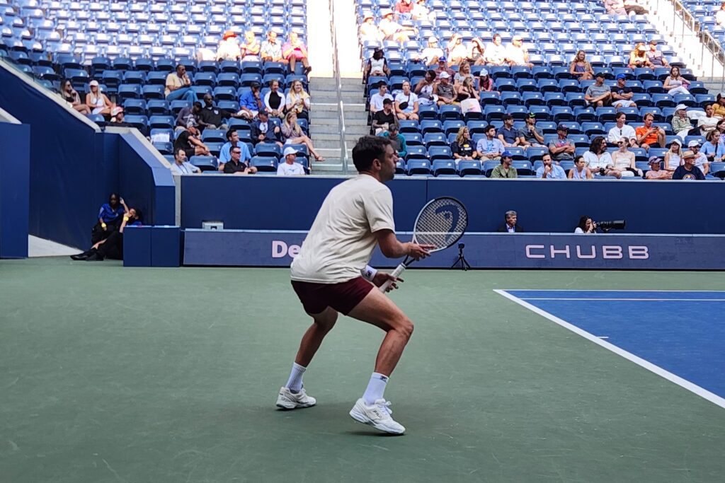 Horacio Zeballos with the Head Speed tennis racquet