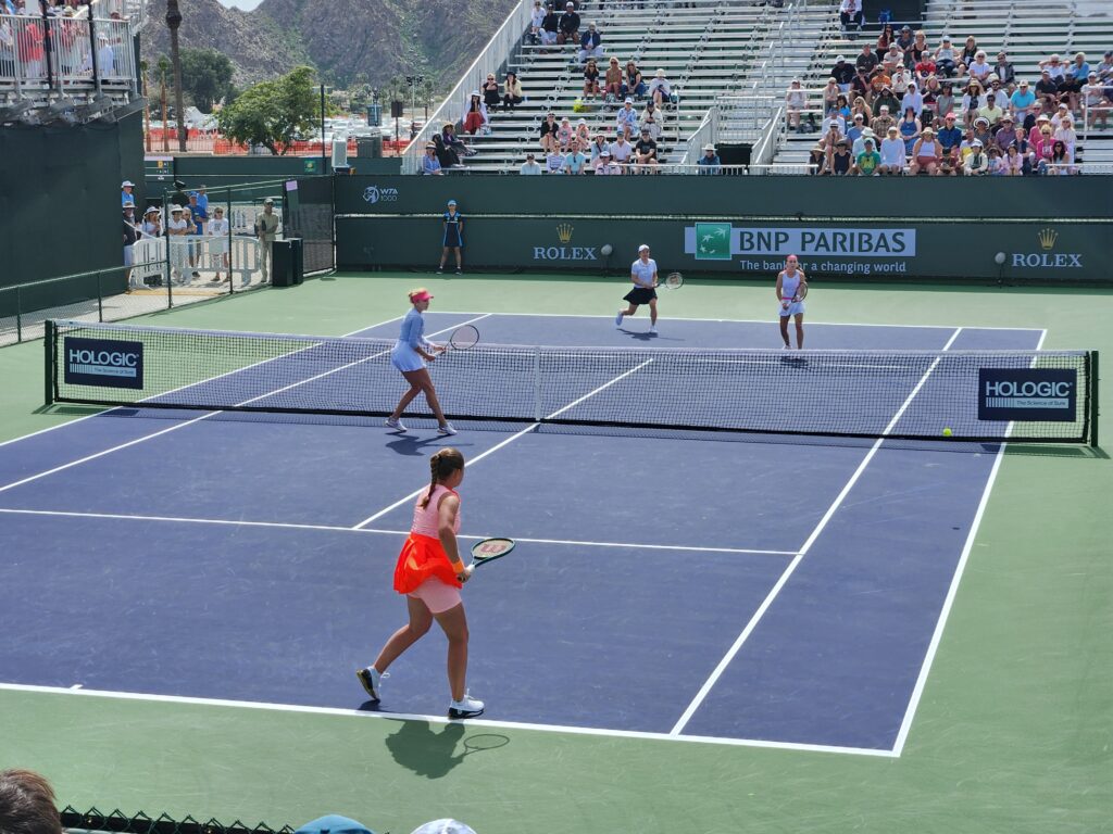 Jelena Ostapenko and Lyudymyla Kichenok, 2024 Indian Wells