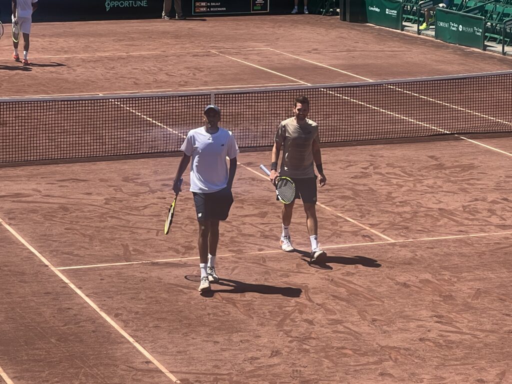 Rajeev Ram and Austin Krajicek at the 2024 US Men's Clay Championships