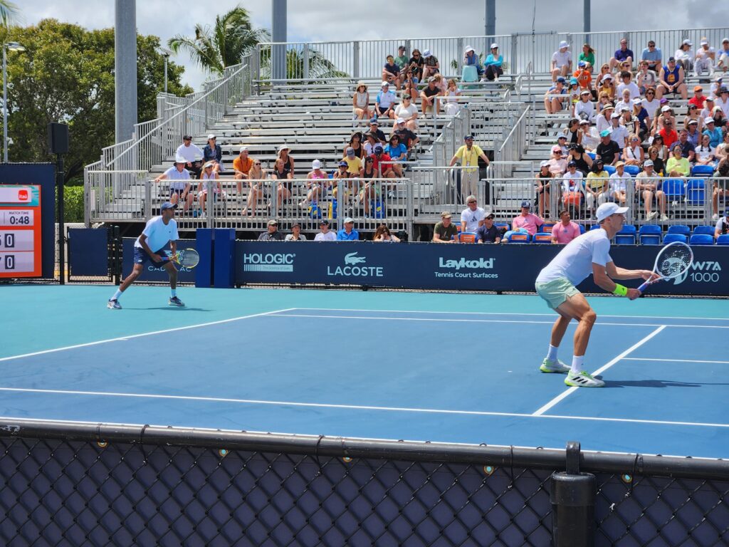 Rajeev Ram and Joe Salisbury at the 2024 Miami Open