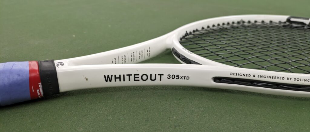 Solinco Whiteout XTD tennis racquet